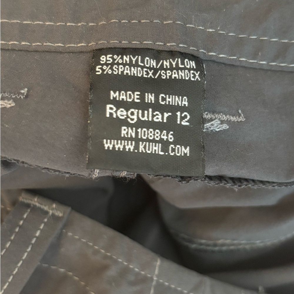 KUHL EUC gray athletic cargo pants Size 12 - Picture 5 of 5